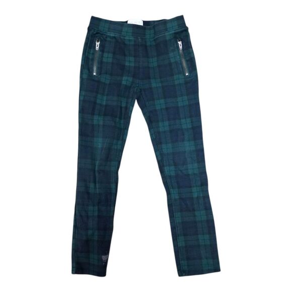 Children's Place Green Tartan Pants 6x/7 - Picture 1 of 3